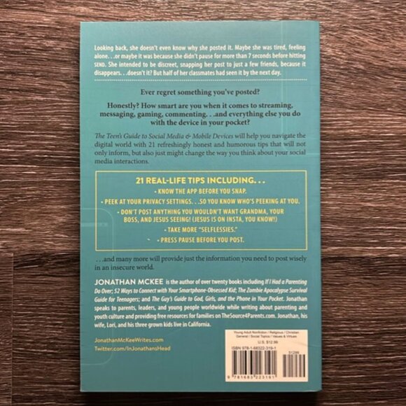 The Teen's Guide to Social Media and Mobile Devices by Jonathan McKee Paperback - Picture 2 of 3